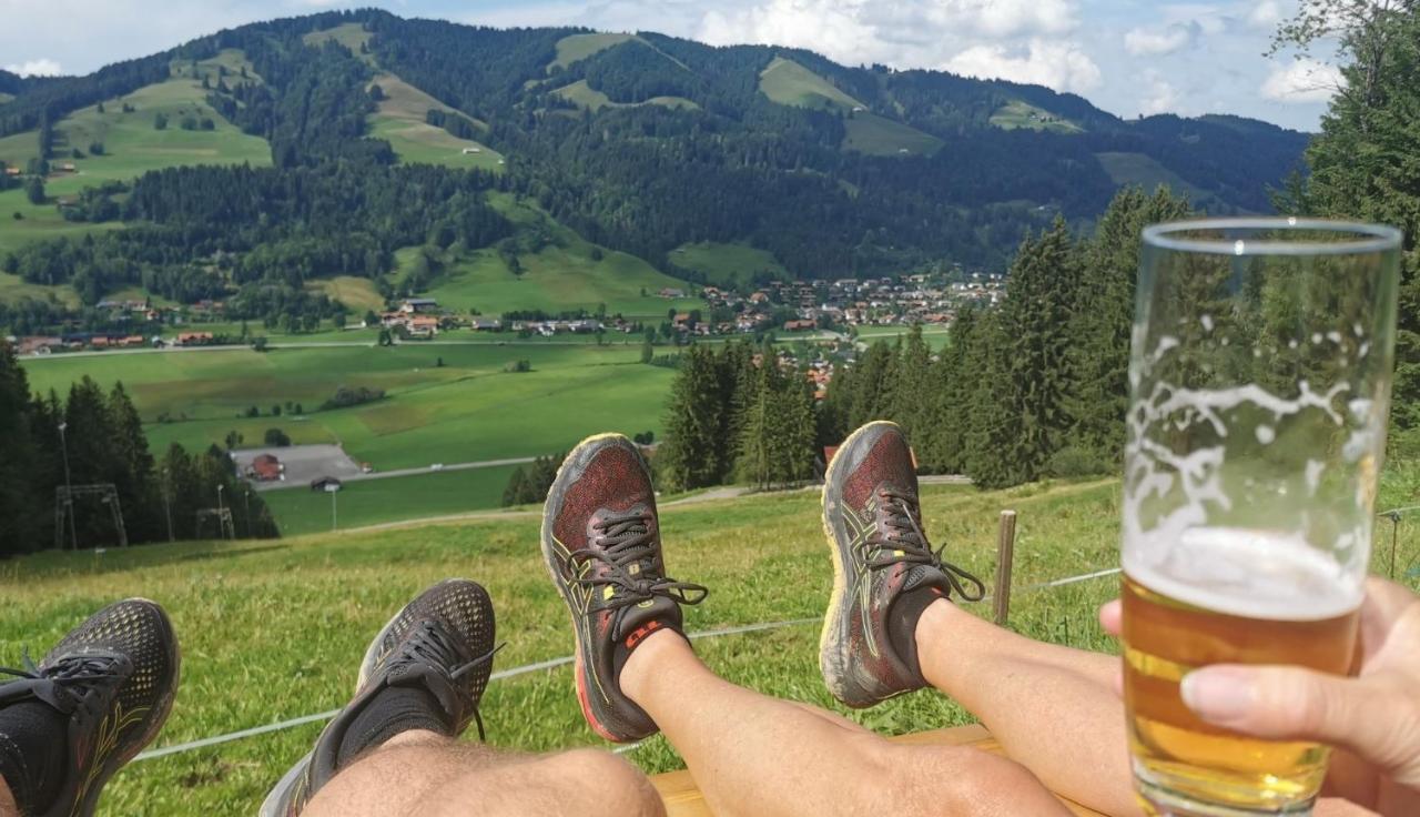 Konstanzer Bergblick Mit Wintergarten Oberstaufen Extérieur photo