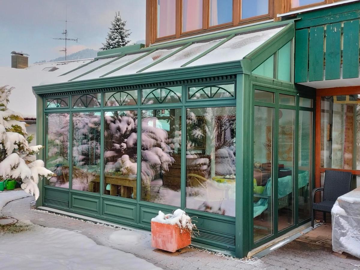 Konstanzer Bergblick Mit Wintergarten Oberstaufen Extérieur photo